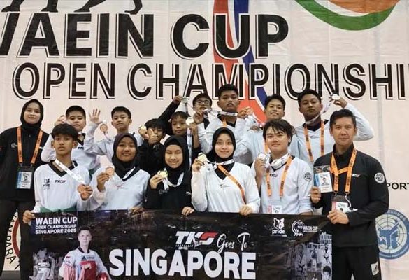 Tim Taekwondo Indonesia Borong 13 Medali di Singapura, 4 Atlet Cetak Prestasi Gemilang